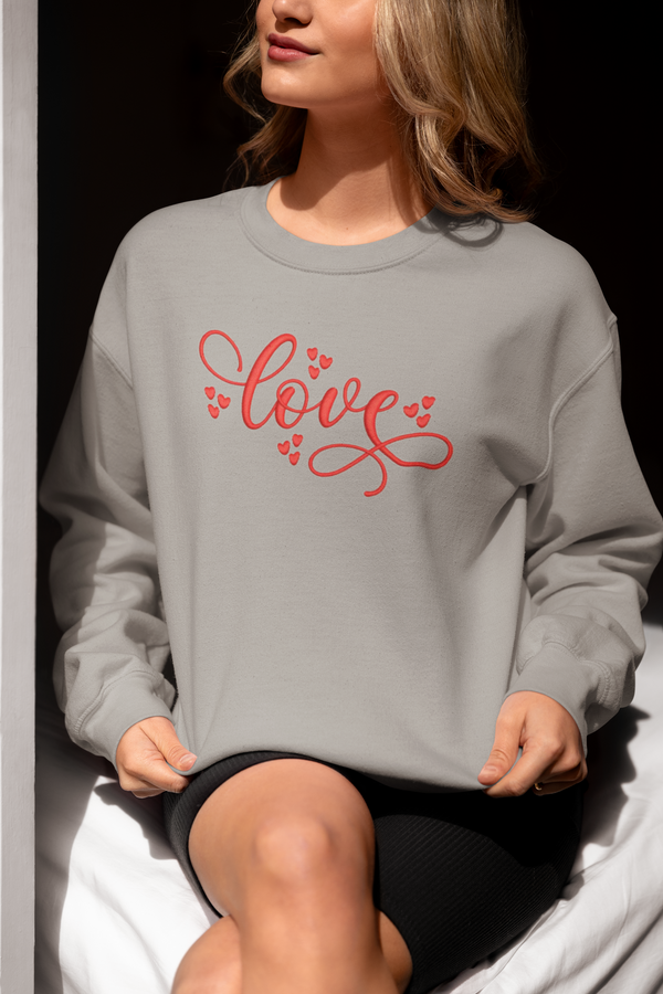 Love & Hearts - Embroidered Sweater