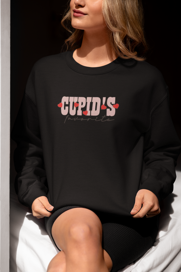 Cupid's Favourite Embroidered Crewneck / Hoodie