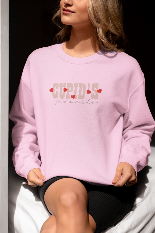 Cupid's Favourite Embroidered Crewneck / Hoodie