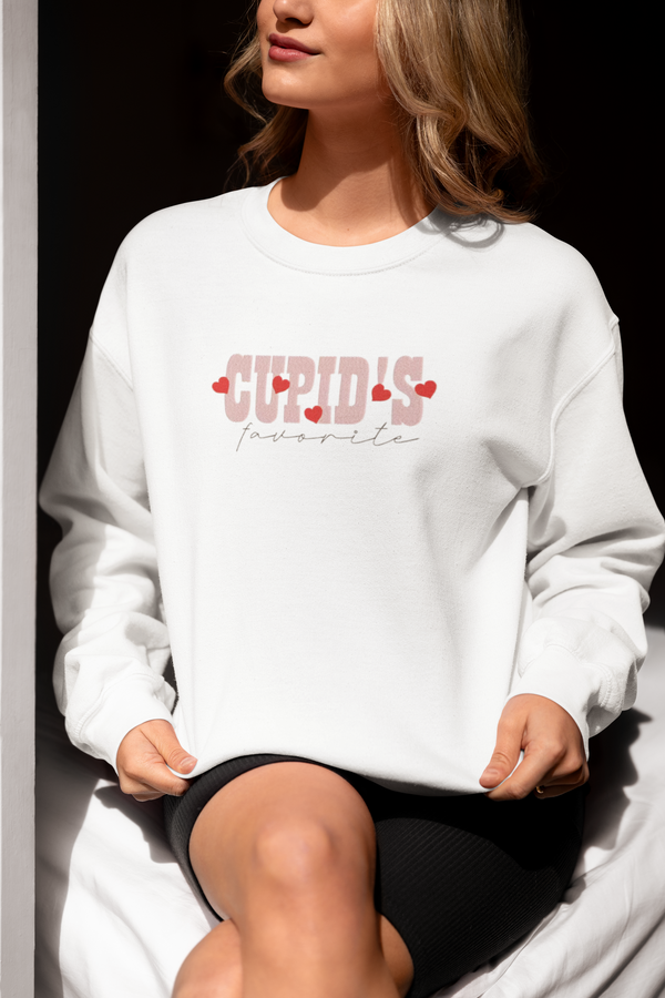 Cupid's Favourite Embroidered Crewneck / Hoodie