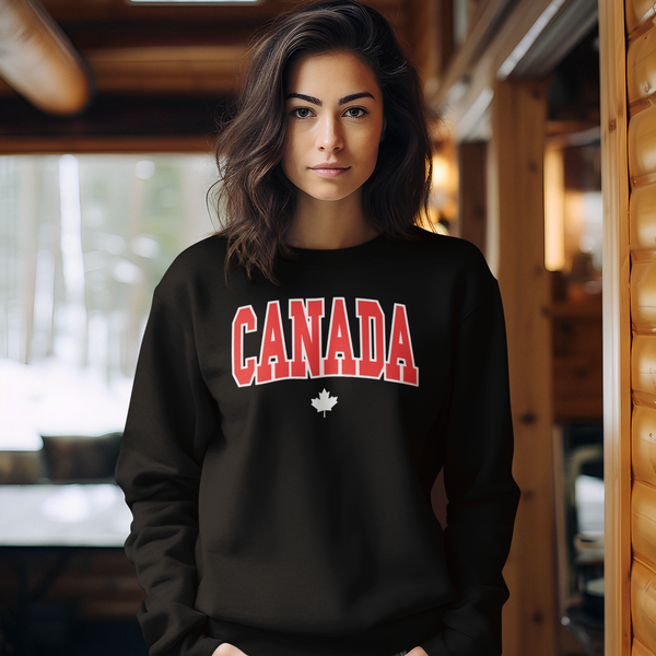 Embroidered Canada Sweater